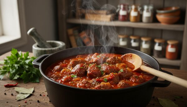 Recept za juneći gulaš, izbor mesa, dinstanje luka i dužina krčkanja